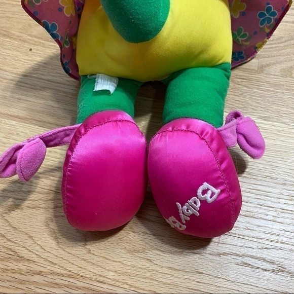 Baby Bop Dressing Doll Barney Button Zip Tie Kids Plush Stuffed Toy Dinosaur - Picture 5 of 6